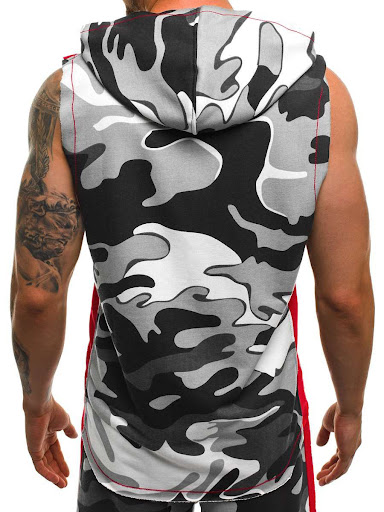 Title 3, Printed vest sports fitness sleeveless