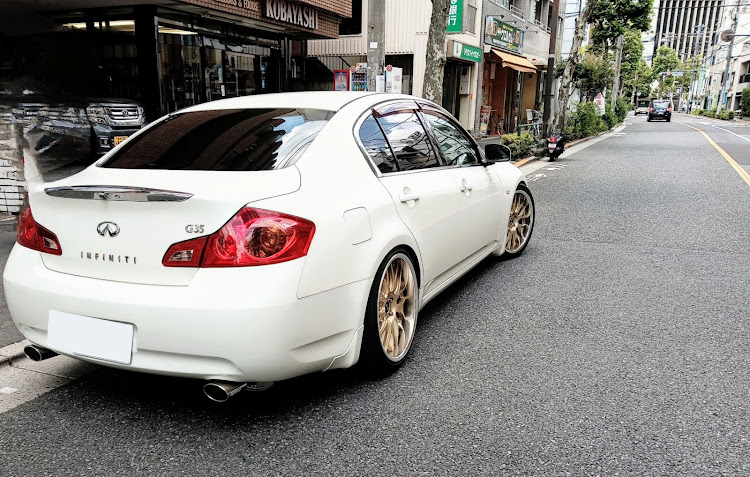 スカイラインのいつも いいね！ コメント 有難う御座いますm(__)m・フォローワーさんに感謝です！・猛暑日気をつけて…😅に関するカスタム事例の投稿画像1枚目