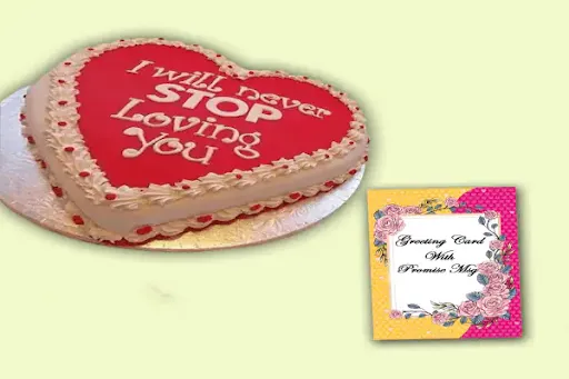 Delicious Heart Shape Red Velvet Cake 500 Half Kg With Teddy