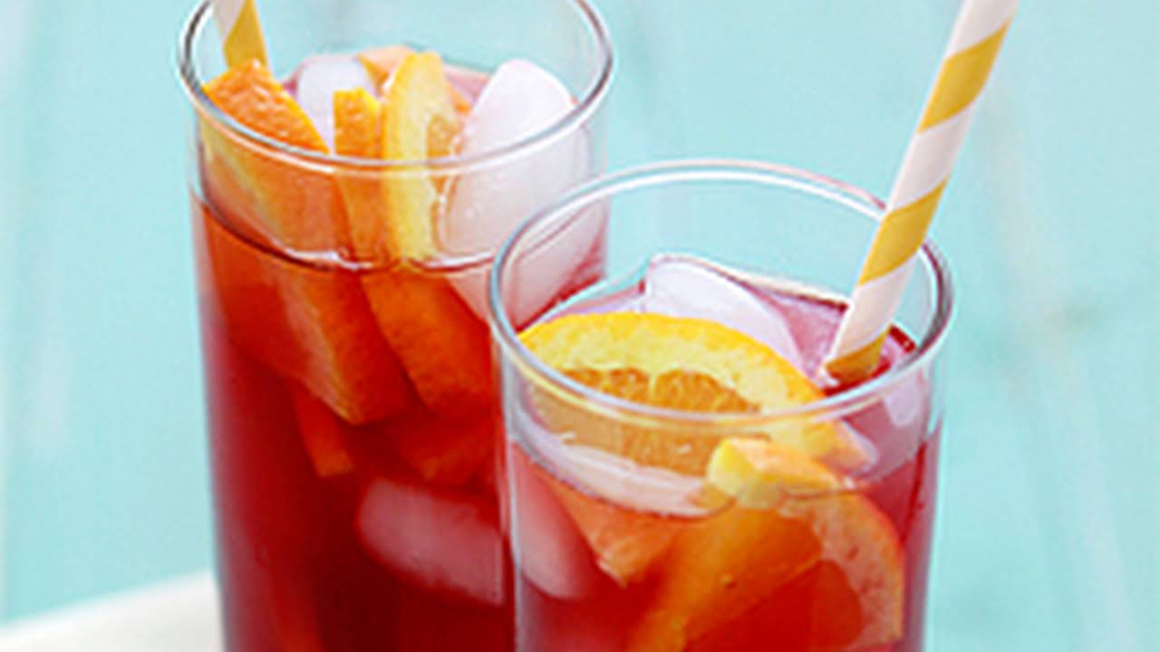 Sweet Peach Iced Tea - Erren's Kitchen