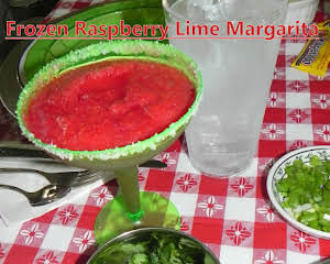 Frozen Raspberry Lime 'Mock' Margaritas