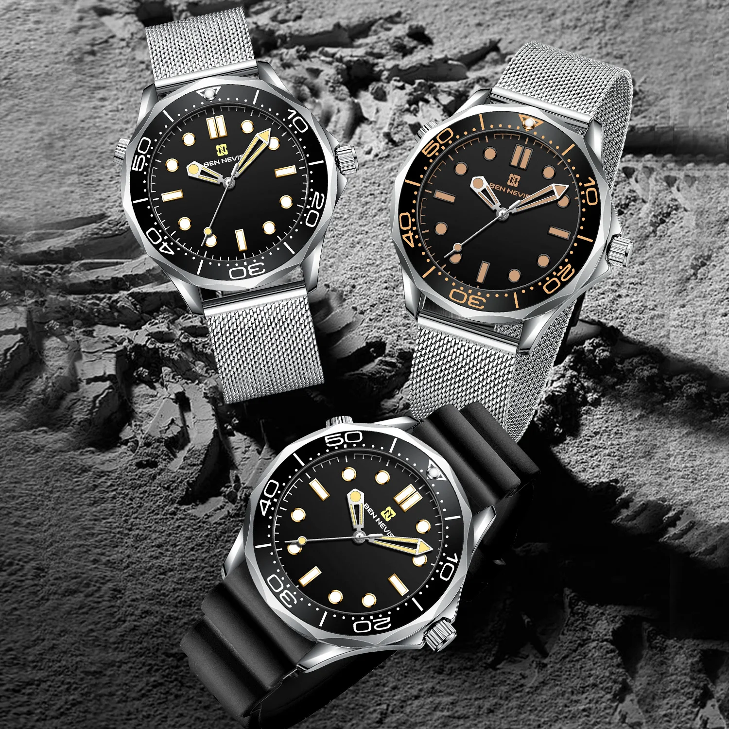 Title 2, Waterdichte quartz horloges voor heren, ideaal ...
