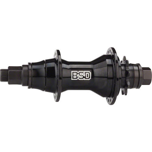 BSD Backstreet Hub Right Hand Drive 9T Right, Female Bolt Left, Male Axle, Black