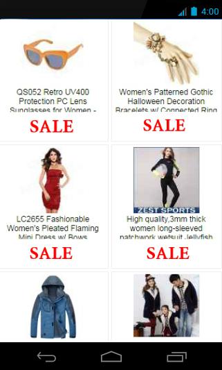 Android application Ex for Aliexpress,Amazon,Ebay screenshort