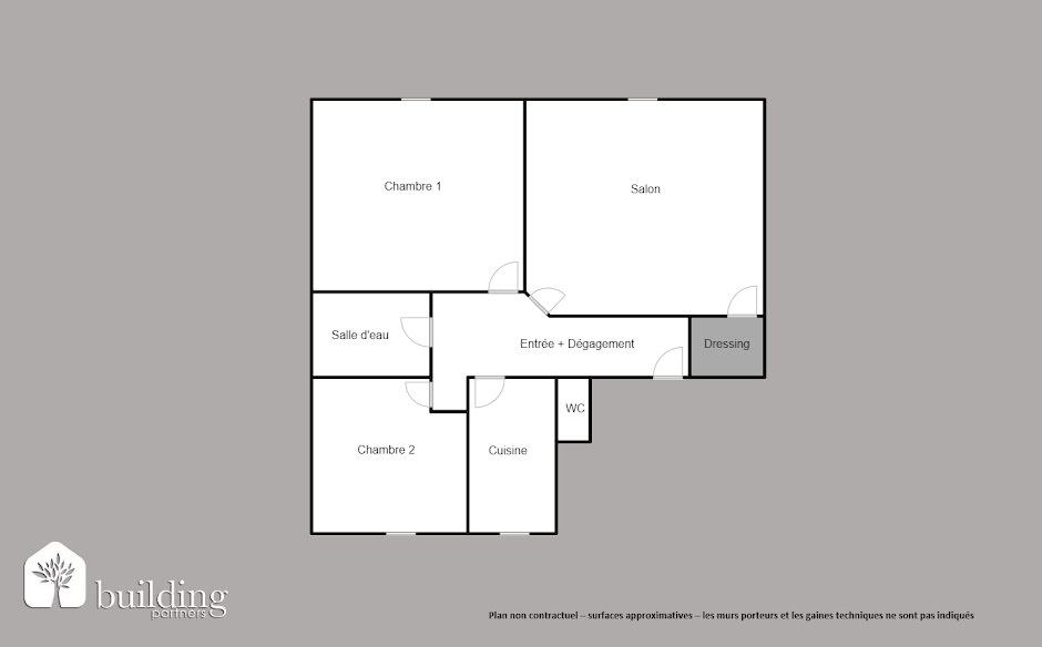 Vente appartement 4 pièces 71.55 m² à Courbevoie (92400), 519 000 €