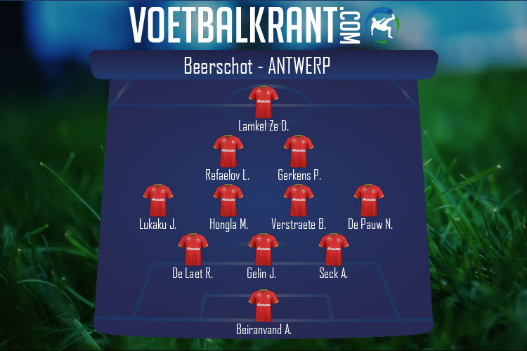 Opstelling Antwerp | Beerschot - Antwerp (07/02/2021)