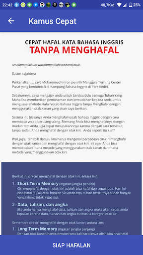 Manggala Center - cepat hafal kata bahasa inggris-