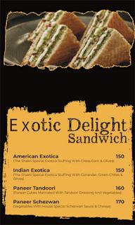 Shakti - The Sandwich Shop menu 2