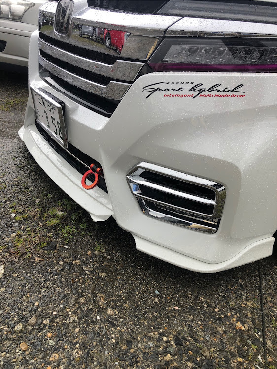 ステップワゴンのベリーリップ・破損事件・凹むわ〜・今朝の事件・くそ〜に関するカスタム事例の投稿画像3枚目