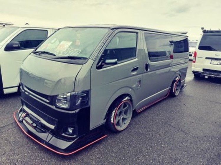 ハイエースバンのwelove3型face・ハイエース好きな人と繋がりたい・SBM大阪・ピックアップチャレンジ・DIYに関するカスタム事例の投稿画像1枚目