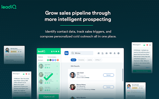 LeadIQ: Contact Data in One Click