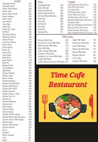 Time Cafe Restaurant menu 1