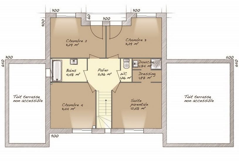  Vente Terrain + Maison - Terrain : 1 287m² - Maison : 150m² à La Grande-Paroisse (77130) 