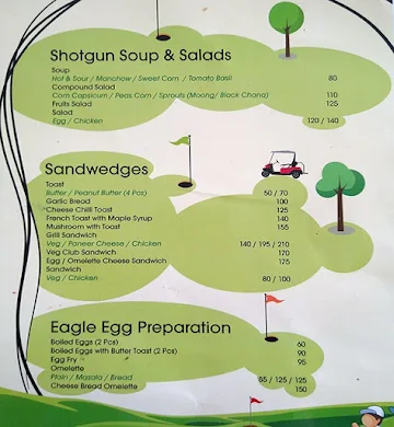 SporTee Cafe menu 