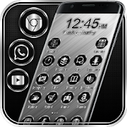 Silver Launcher Theme  Icon