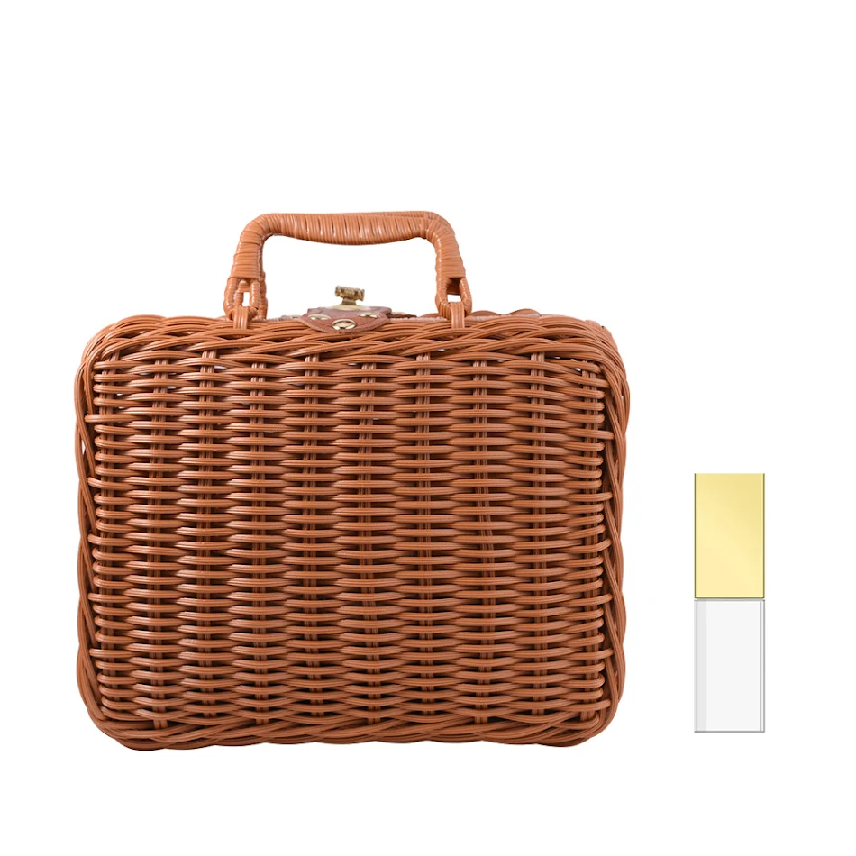 Pen Drive Mala de Vime Feito à Mão Presente Elegante Armazene Seus Arquivos com Estilo e Durabilidade Presente Perfeito para Dados Importantes