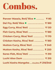 Bengali Rannaghar menu 3