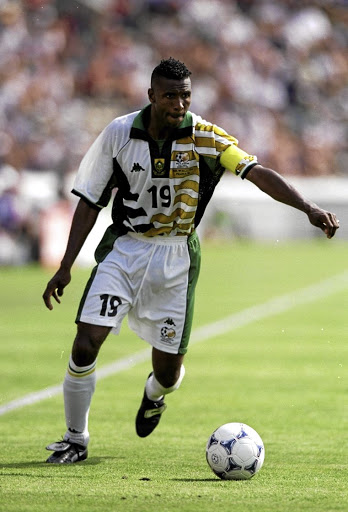 Lucas Radebe turned out for Bafana at the 1998 World Cup in France.