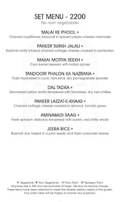 Nawab Saheb - Renaissance Hotel menu 8