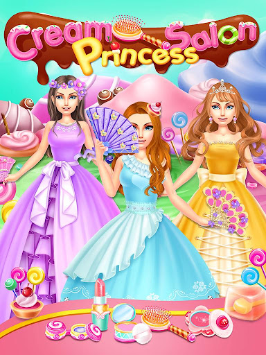 Cream Princess Salon-girl game