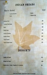 Gold Leaf menu 6