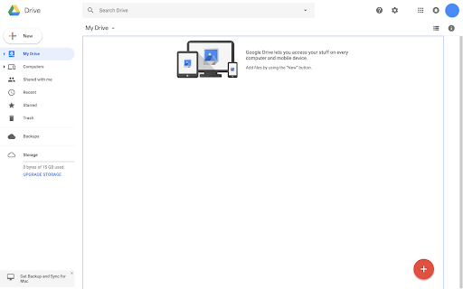 Floating Action Button for Google Drive