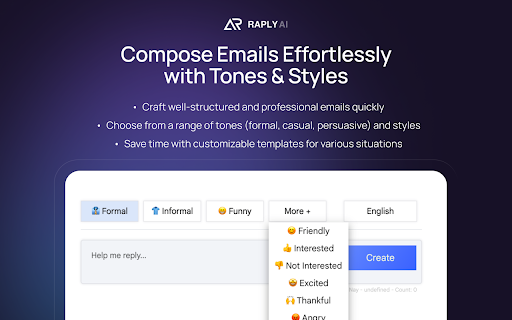 Raply.AI - ChatGPT Email Assistant AI