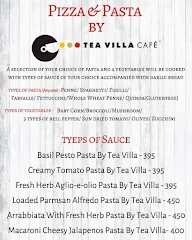 Pizza And Pasta By Tea Villa Cafe menu 1