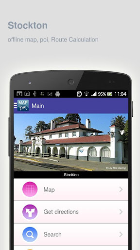 Stockton Map offline