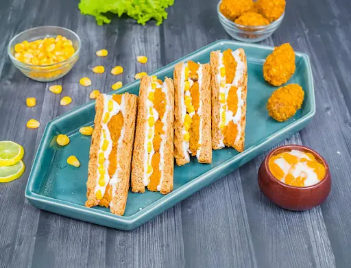 Golden Cheese Corn Chicken Sandwich