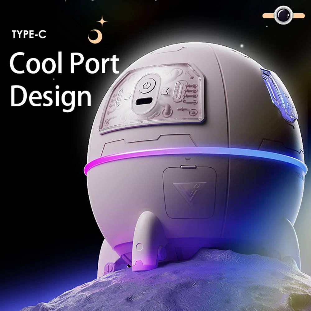 Title 8, Humidificateur Portable USB de Bureau Astronaut...
