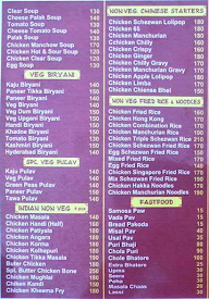 Yadav Tea House menu 3