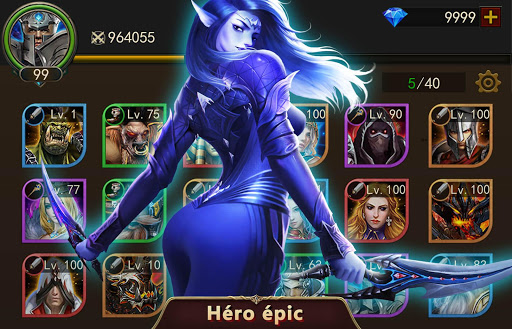 Code Triche Honneur des rois - héros légendaires APK MOD (Astuce) screenshots 2
