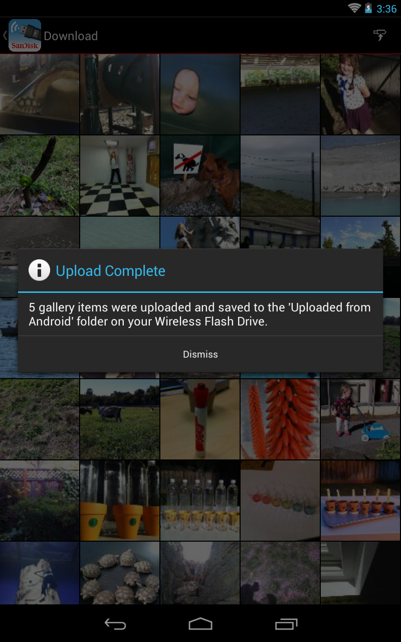 Скриншот SanDisk Wireless Flash Drive