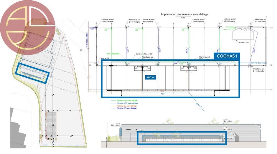 Location  locaux professionnels  480 m² à Colomiers (31770), 5 500 €