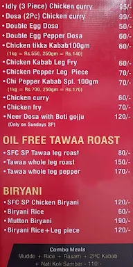 SFC Chicken Kebabs And More menu 1