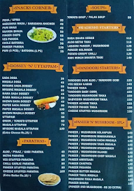 Annapoorna Hotel menu 1