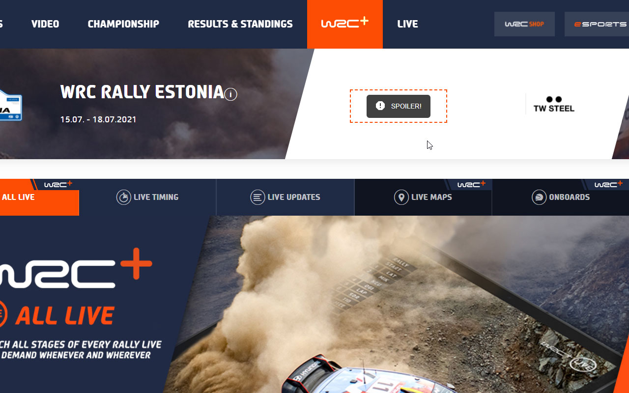 WRC Without Spoilers Preview image 1