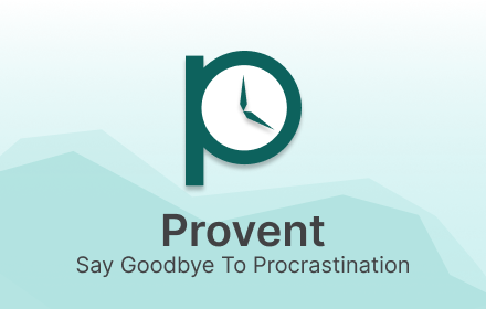 Provent: Pomodoro, New Tab & Website Blocker small promo image