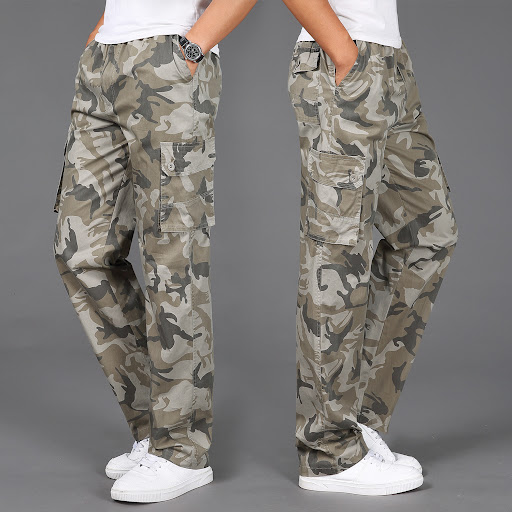 Title 2, Mens Camouflage Trousers Outdoor Multi-pocket ...