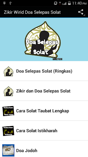 Zikir Wirid Doa Selepas Solat