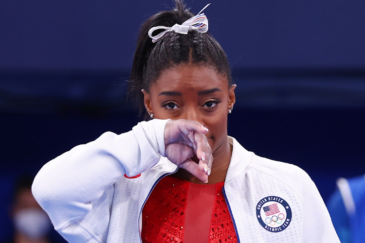 Simone Biles of the United States during the Women's Team Final