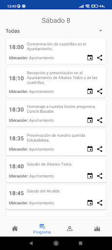 Screenshot Fiestas de Basauri 2024