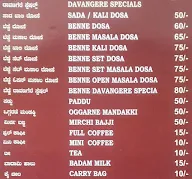 Sbtc - Davangere Benne Dose menu 2