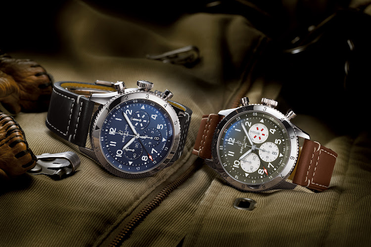 Breitling Super AVI Tribute to Vought F4U Corsair and Breitling Super AVI Curtiss Warhawk.