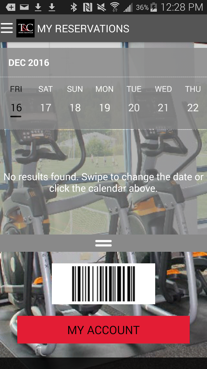 T&amp;C Sports Screen 2