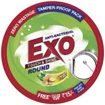 Exo Dish Shine Round 250 Gm