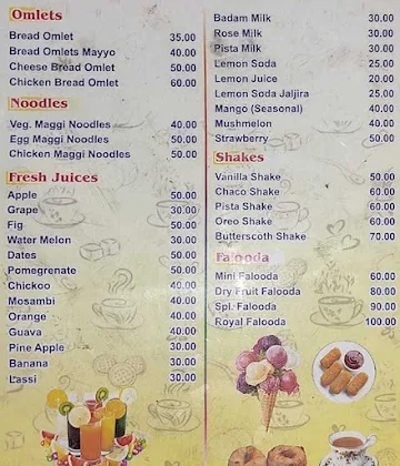 Yaseen Food Zone menu 