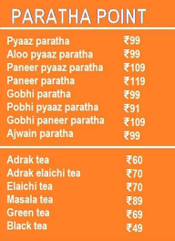 Paratha Time menu 1