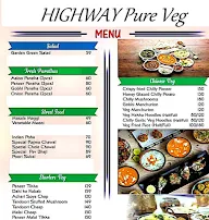 Highway Pure Veg menu 1